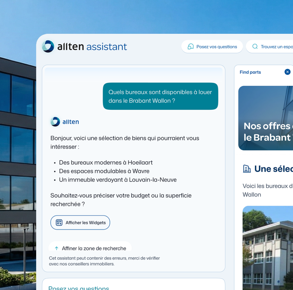 Allten — capture d'écran produit