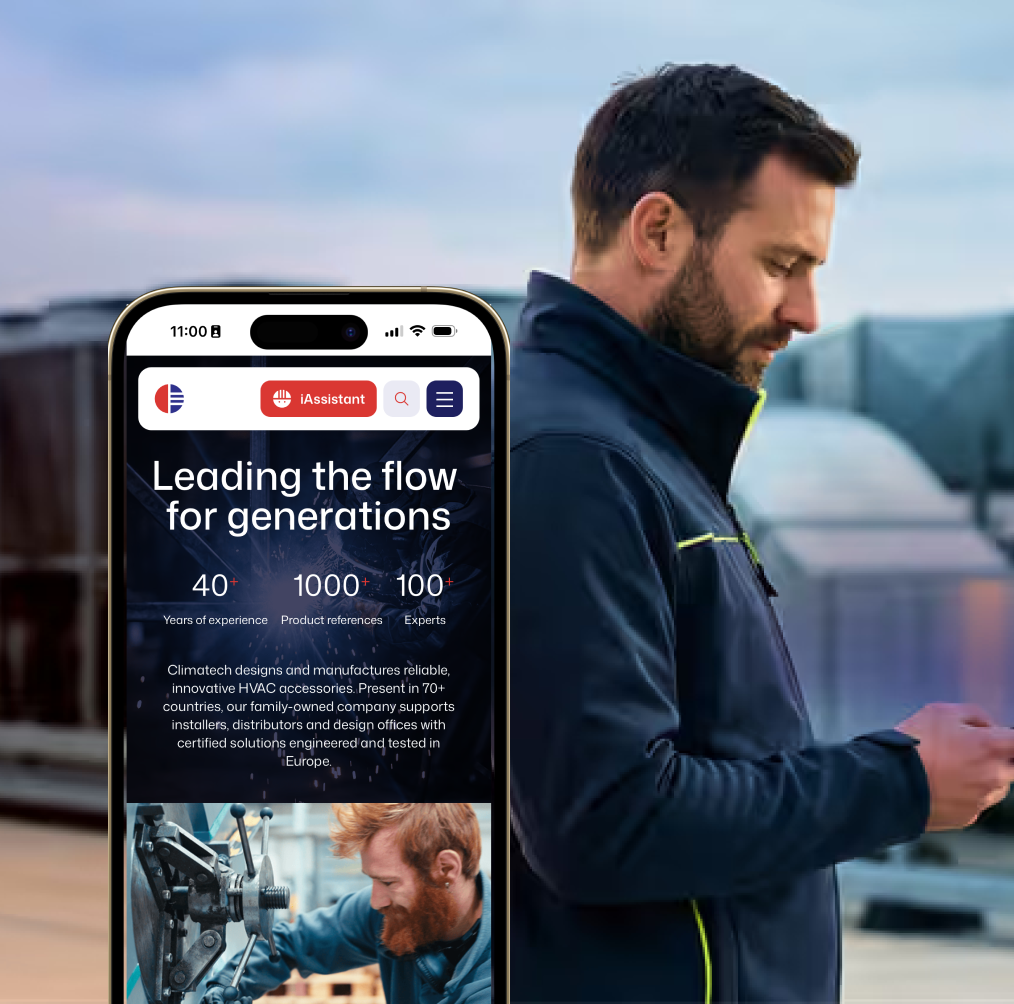 Climatech — capture d'écran produit