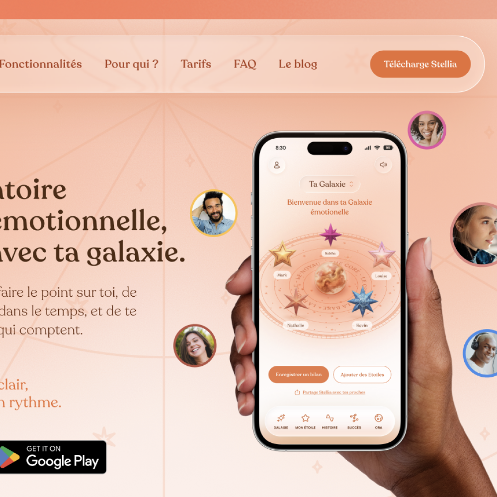 Stellia — capture d'écran produit
